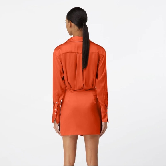 GAUGE81 Naha silk mini wrap dress - Picture 4 of 4